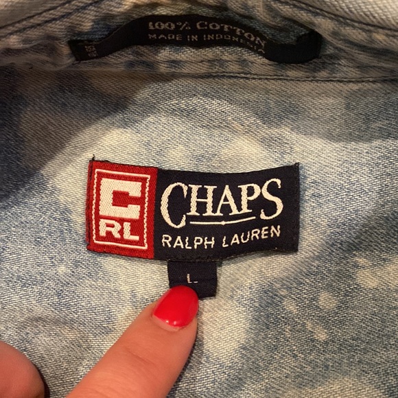 Vintage refreshed denim button down L - Picture 2 of 4